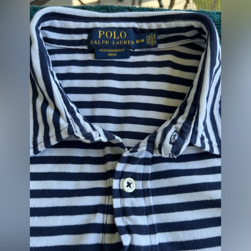 Me s Polo Ralph Lauren pique flex polo shirt.
